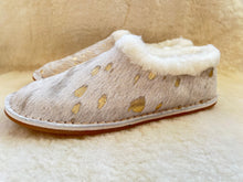 Load image into Gallery viewer, Nguni Gold Sheep Wool Slipper