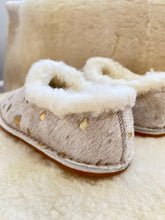 Load image into Gallery viewer, Nguni Gold Sheep Wool Slipper