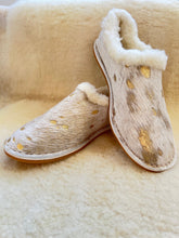 Load image into Gallery viewer, Nguni Gold Sheep Wool Slipper